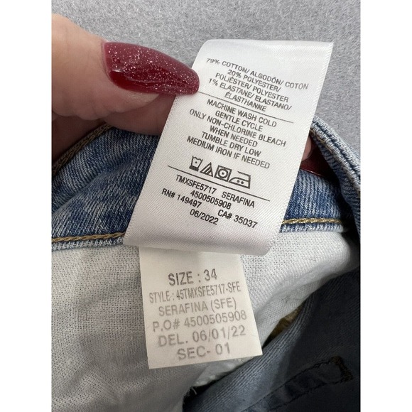 Joe’s Hi Rise Straight 26” Crop Jeans Serafina Light Wash Women’s NWT Size 34 - Picture 6 of 16